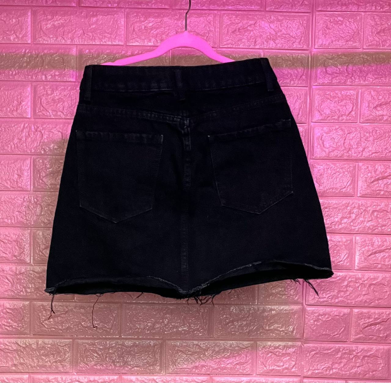 Short de mezclilla negro