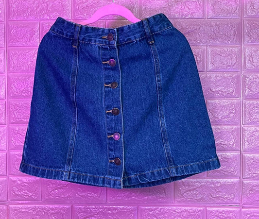 Falda de mezclilla