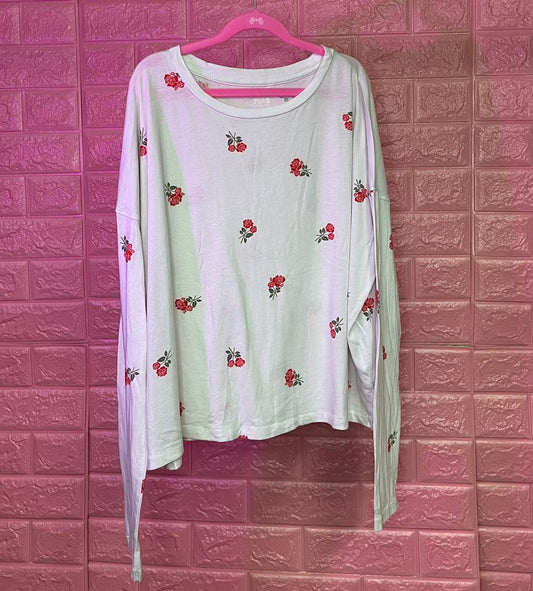 Blusa con rosas